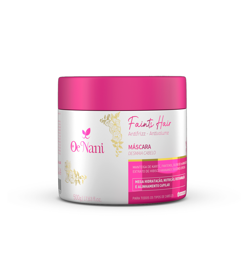 Máscara Desmaia Cabelo - Faints Hair - 500gr - Oe Nani