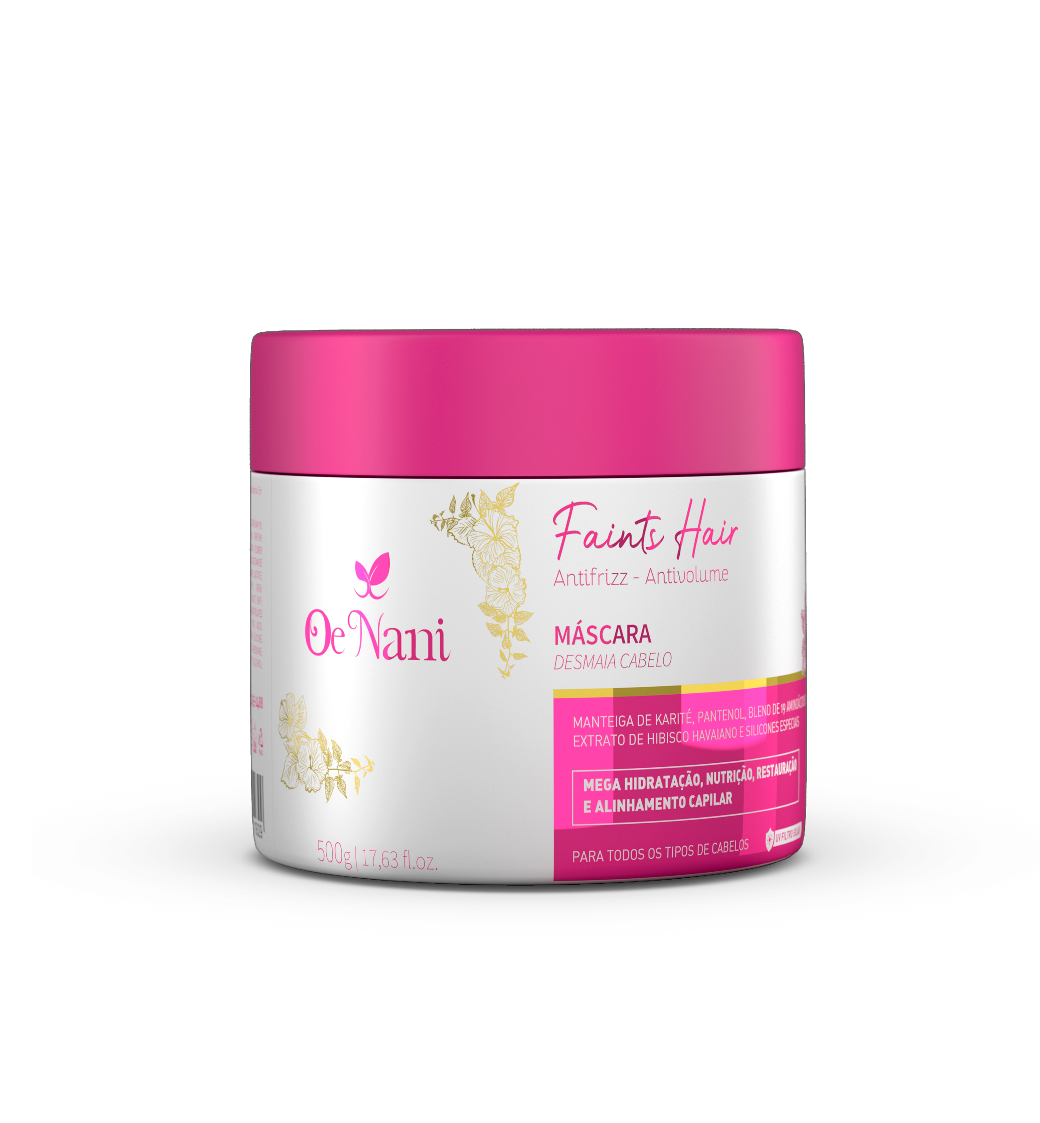 Máscara Desmaia Cabelo - Faints Hair - 500gr - Oe Nani